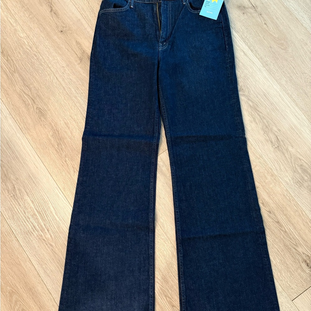 MOTHER Dark Indigo Flare Jeans